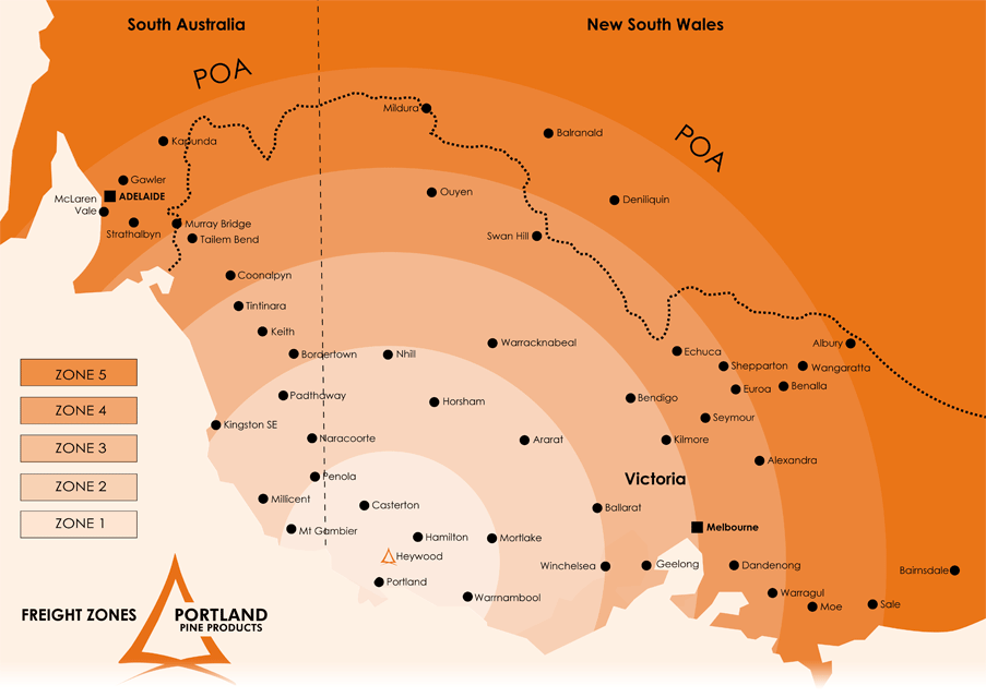 Service Zone Map